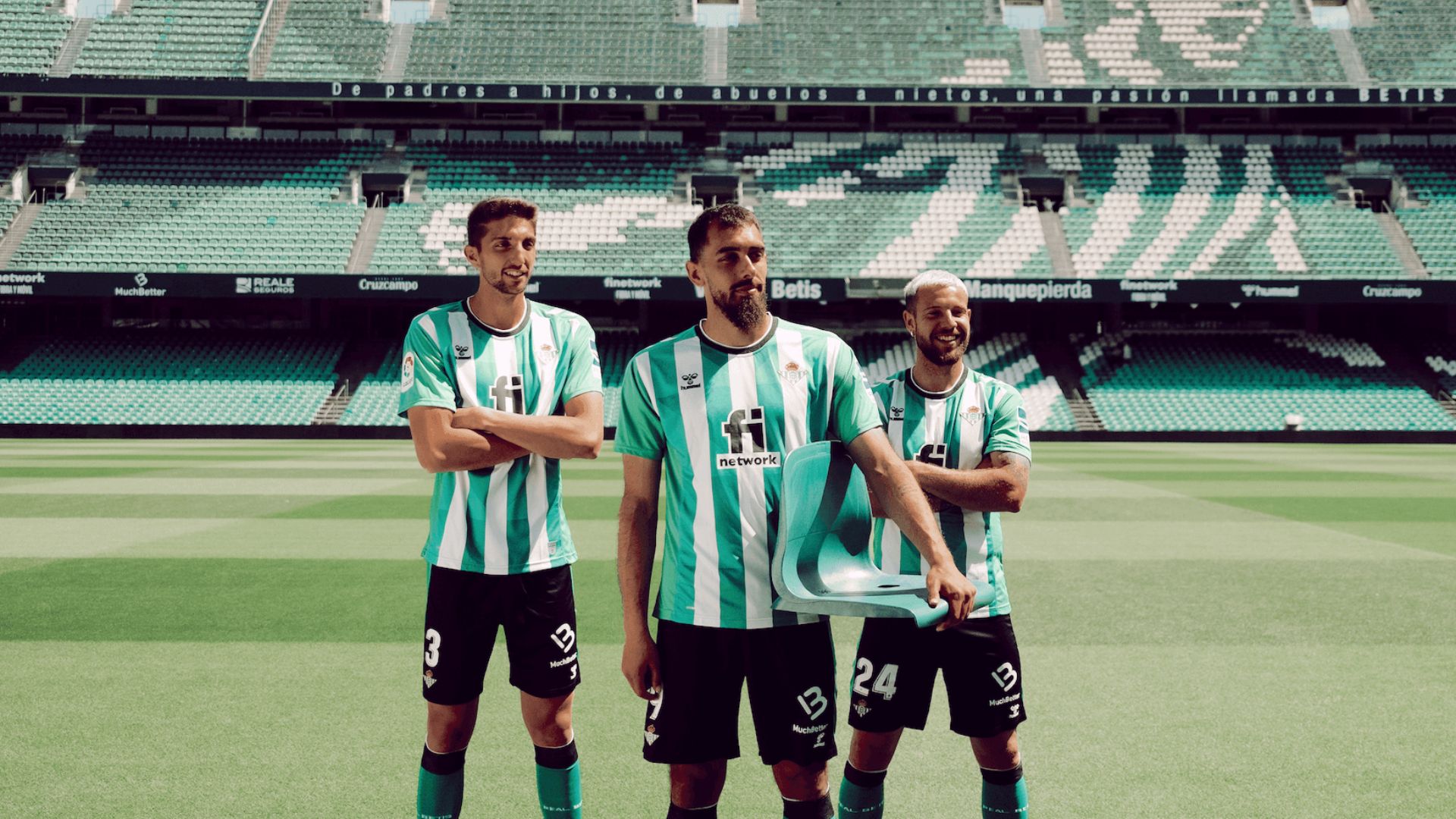 Asientos para gradas hechos con redes de pesca: cómo Fanbase y Gravity Wave llevaron el mar al estadio del betis 1 Asientos Para Gradas Hechos Con Redes Fanbase Betis Gravity Wave